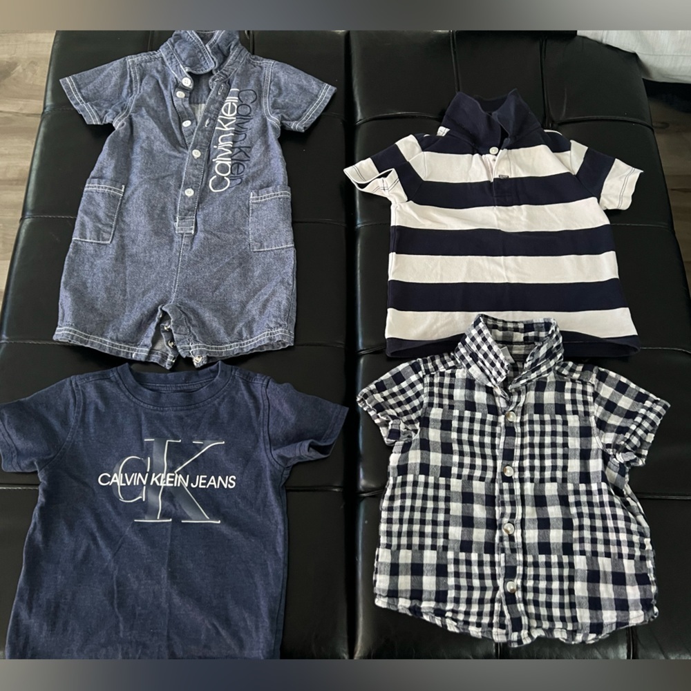Calvin Klein & Old Navy Kids' Navy and Denim Button-Down Bundle  Co